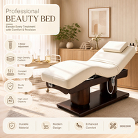 BoJue 4 Moteur De Luxe Style Table De Massage Électrique Inclinable Corps Complet Spa Lit Du Visage Réglable Équipement De Salon De Beauté