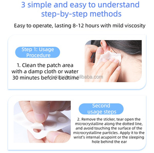 Гиалуроновая кислота, микрокристаллические Пластыри для сна, для путешествий и стресса, способствует естественному ночному сну, доступны OEM/ODM. - Product Image 4