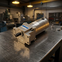 Motor DC Bersertifikasi CE untuk Pengumpan Printer & Lengan Robot, Stabilitas Kecepatan Rendah, Desain Ringkas, Rem Opsional