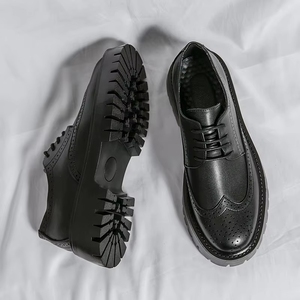 รองเท้าหนังลำลองสำหรับผู้ชายแพลตฟอร์มธุรกิจใหม่ล่าสุด - Product Image 5
