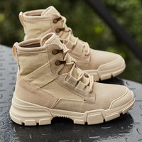 Bottes de randonnée imperméables de luxe de haute qualité en Chine botte d'extérieur bottes de couple martin décontractées pour femmes haut de gamme hommes