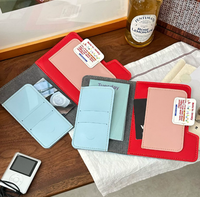 Catégorie Produit Nouveau Multifonctionnel Couleur Bloqué Passeport Carte Certificat Sac De Rangement Ticket Clip Portefeuille Porte-Cartes