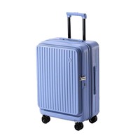 Tas Trolley Laptop PC Multifungsi dengan Penutup Depan, Ritsleting Samping, Ukuran 20 Inch, Dapat Diperluas, Cocok untuk Perjalanan