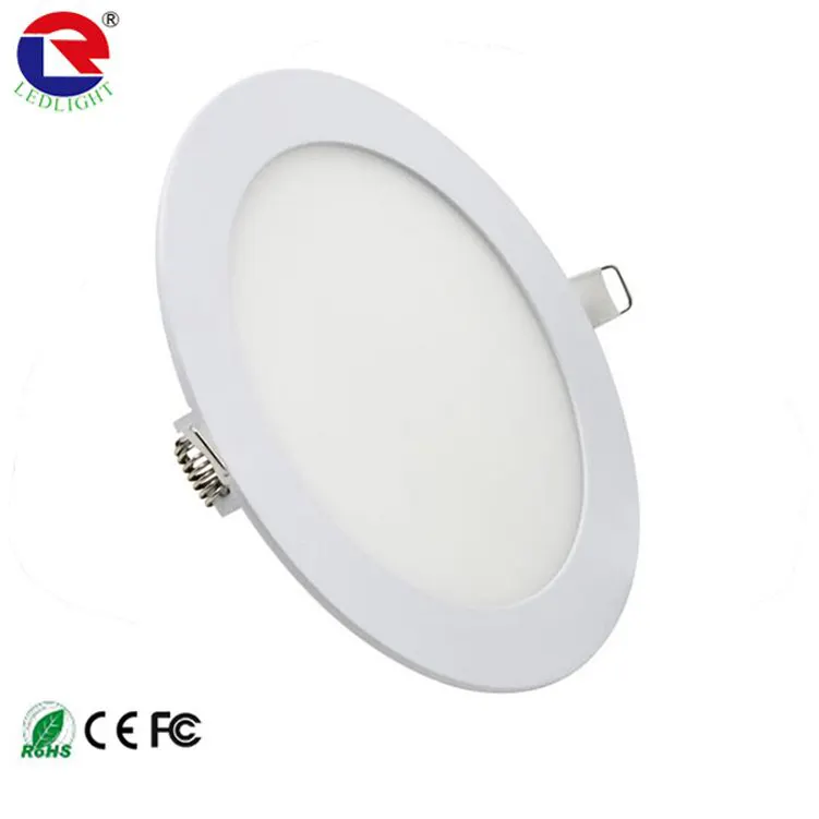 Ultra Thin Led Panel light Round/Square 3w 6w 15w 18w LED Ceiling Recessed Down Light isolated driver
