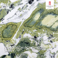 Dalles de porcelaine 1600x3200mm, effet marbre vert émeraude glacé, écologiques et étanches pour escaliers commerciaux et salles de bain