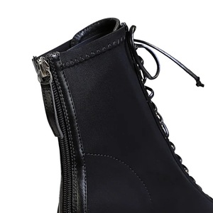 Bottines pour femme, nouveau produit, bottes pour femme, talon à pointes de 8 cm, bottes à lanières pour femme, hiver - Product Image 5