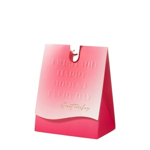 Custom Soy Ink Printing Creative Luxury Wedding Companion <b>Gift</b> Lifting Candy Chocolate Paper Packaging <b>Boxes</b> for Guests - Product Image 2