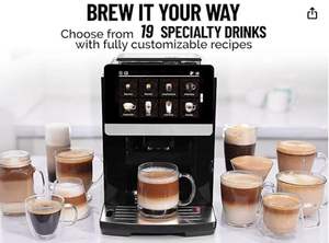 2025年製 全自動スーパーエスプレッソコーヒーマシン：19種類のドリンク対応 - Product Image 3