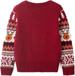 Suéter de Natal Feio para Família, Conjunto de Pulôveres Tricotados em Patchwork para Festas de Inverno e Natal - Product Image 4