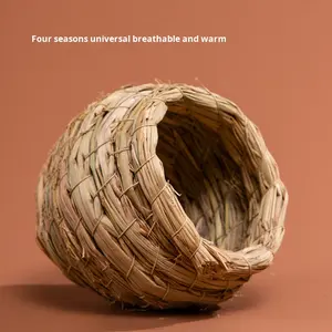 Nouveau <span class=keywords><strong>Nid</strong></span> Suspendu Chaud en Herbe Tressée pour Oiseaux et Pigeons, <span class=keywords><strong>Nid</strong></span> <span class=keywords><strong>de</strong></span> Reproduction pour Perroquets (Peau <span class=keywords><strong>de</strong></span> Tigre) - Fournitures <span class=keywords><strong>de</strong></span> Gros pour Fabricants - Product Image 3