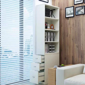 <span class=keywords><strong>Étagère</strong></span>s de rangement multifonctionnelles pour le salon <span class=keywords><strong>Étagère</strong></span> en bois <span class=keywords><strong>avec</strong></span> tiroirs latéraux - Product Image 5