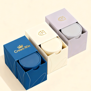 Boîtes en carton recyclable Scatola Regalo Conception personnalisée Boîte à tiroir en papier rigide sur mesure pour bougies Emballage cadeau avec logo - Product Image 2