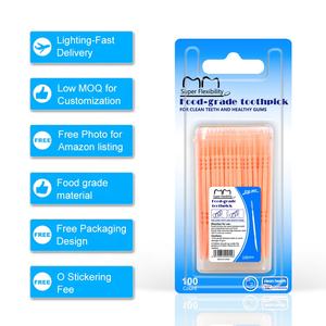 Iso אישר אורך מותאם אישית אורך חד פעמי פלסטיק קיסם מיכל בתפזורת בקופסאות טיפול אוראלי שיניים מברשות שיניים - Product Image 2