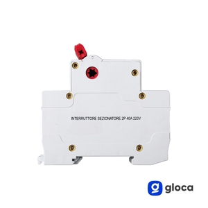 Gloca Set 1 2P 40A 220V Montage sur rail DIN Sectionneurs basse tension 2 modules occupés - Product Image 3