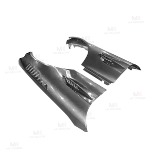 Kit de carrosserie d'ailes avant en Fiber de carbone véritable de Style PRO pour mercedes-benz <span class=keywords><strong>AMG</strong></span> GT GTC <span class=keywords><strong>GTS</strong></span> 2015-2019 pièces d'auto de garniture d'évent latéral - Product Image 3