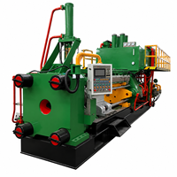 Presse d'extrusion hydraulique en aluminium 2000T, 8 pouces, 450KW, 380V, extrudeuse robuste PLC pour profilés de construction