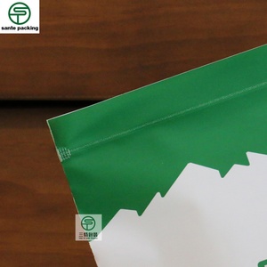 Custom Thick-Made PE Plastic Bag for Clothing with Zipper Top and Valve Recyclable Package - Product Image 2