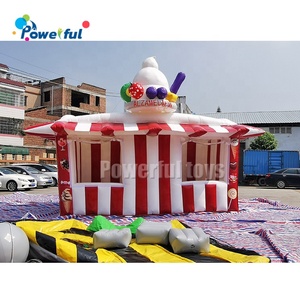 Xách tay Big <span class=keywords><strong>Ice</strong></span> <span class=keywords><strong>Cream</strong></span> <span class=keywords><strong>Inflatable</strong></span> kiosk thanh PVC <span class=keywords><strong>Inflatable</strong></span> gian hàng thực phẩm - Product Image 2