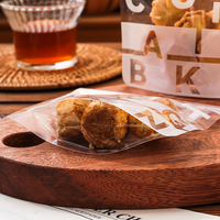 Sacs d'emballage pour produits de boulangerie à fermeture éclair auto-scellante, transparents, de qualité alimentaire PET/CPP, couleur personnalisée, logo personnalisé, taille personnalisée, vente directe