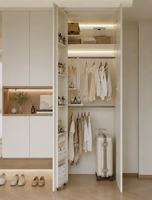 Meuble à chaussures moderne sur mesure, armoire de rangement pour chaussures d'entrée pour couloir