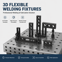 Fixations de serrage réglables pour table de soudage 3D, Gabarits modulaires pour l'assemblage et le soudage de structures en acier