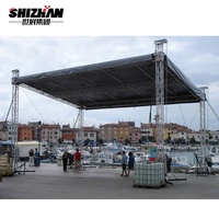 TUV Certified Stage Complete Mini Moving Lights Display Marco de aluminio Square Exhibition Truss Metal Roof Truss Mini Moving