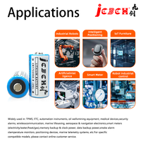 La Batería JCBCH CR17335SE-R de 3.0V con Li-MnO2 es Apta para el Sistema PLC de Mitsubishi, Servidor CNC, Placa Base de CPU Serie Q