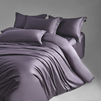 Taie d'oreiller 48*74cm Standard Écologique Unie Couleurs Vives en Fibre de Lyocell Housse de Coussin en Soie pour la Maison