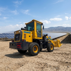 Cargadora Frontal Compacta de 1 Tonelada, Tracción en las Cuatro Ruedas, Motor Diésel de 37kW, Caja de Cambios PLC, 1 Año de Garantía, Gran Venta para Almacén en el Extranjero - Product Image 1
