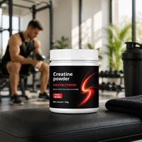 Pilules de créatine monohydrate en marque blanche OEM, pureté 99%, supplément nutritionnel sportif, vente en gros, fabricant, 120g, usine