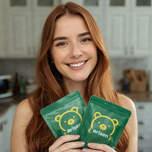 Gummies multivitaminées Super Greens pour adultes OEM, oursons vitaminés superaliments pour la santé <span class=keywords><strong>digestive</strong></span>, complément adaptogène - Product Image 3