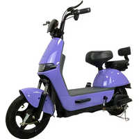 Scooter électrique 350W 48V, pneus larges, vélo électrique en acier, logo personnalisé, vélo électrique