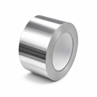 Ruban adhésif en aluminium à épaisseur personnalisée 0,06-0,15 mm, résistant aux hautes températures, pour l'étanchéité des conduits et la réparation des tuyaux, sans résidus