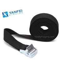 Sangles d'arrimage à boucle à came de 25 mm, sangles de fixation pour toit de voiture avec boucle à verrouillage à came