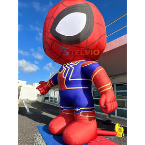 Dessin animé gonflable géant <span class=keywords><strong>Super</strong></span> Héros Spiderman Modèle gonflable Capitaine d'Amérique Personnages de dessins animés Mascotte pour événement - Product Image 1