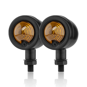 10MM 12V 5W motocicleta Mini bala intermitente ámbar indicador de señal de vuelta de luz para Cafe <span class=keywords><strong>Racer</strong></span> - Product Image 4