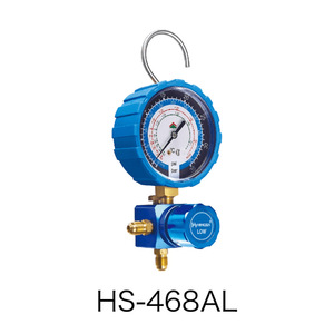 Manomètre de charge de réfrigérant pour climatiseur Hongsen R410 à valve unique avec jauge de niveau, manomètre métallique de précision - Product Image 2