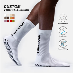 Chaussettes antidérapantes personnalisées avec logo, chaussettes de sport pour hommes, chaussettes de football antidérapantes, chaussettes de soccer - Product Image 1