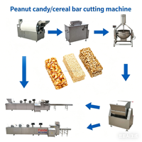 Machine à découper les bonbons en acier inoxydable de qualité supérieure, nouvelle machine à couper les bonbons au caramel, les cubes de sucre, les bonbons taffy et les nougats