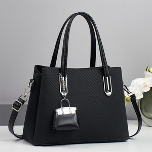 Bolsos de Mano de Color Liso y Estilo Simple, Bolso Cruzado Ajustable con Correa para el Hombro, Bolsos de Cuero Casuales para Mujer - Product Image 1