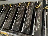 Carte graphique vidéo GDDR5 RX580 de 8 Go pour ordinateur de bureau et jeu, interface mémoire 256 bits avec ventilateur de refroidissement