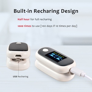 Nouvel <span class=keywords><strong>appareil</strong></span> de mesure de <span class=keywords><strong>l</strong></span>'<span class=keywords><strong>oxygène</strong></span> sanguin au doigt rechargeable intégré - Product Image 2