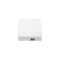 Boîtier terminal fibre optique mural mini FTTH G652D G657A1 G657A2 2 ports pour accès abonné intérieur et installation sur site