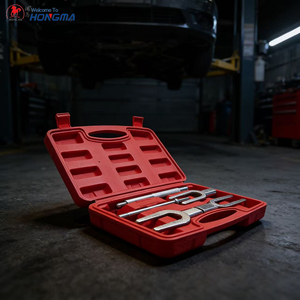 Kit de 5 outils de séparation de rotules pour voitures et camions légers, utilisable avec des marteaux pneumatiques et conventionnels - Product Image 4