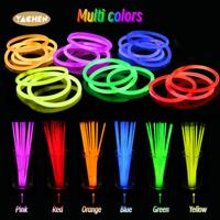 YACHEN Bâtons Lumineux Bracelets Avec Connecteurs Néon Party Favor Fournitures Baguettes Lumineuses pour Halloween Danse Mariage Anniversaire