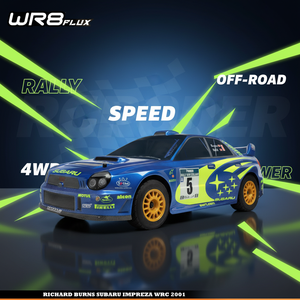 HPI 160943 WR8 FLUX 2001 WRC Impreza 1/8 4WD Brushless RC Rally Car ARTR Classic Rally Legend Licensed Body - Product Image 1