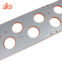 Feuille de caoutchouc silicone rouge antidérapante haute température 3mm 5mm 8mm 10mm, coussin en mousse éponge pour presse à chaud