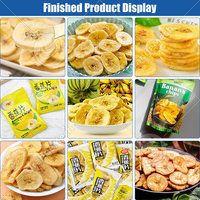 Chaîne de production entièrement automatique ORME de haute qualité pour la friteuse de chips de banane et de plantain fraîches à petite échelle
