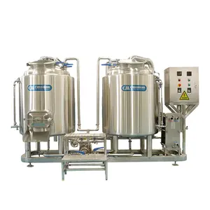 3BBLMicro Cervejaria Equipamento para Cervejaria Pequena Cervejaria Equipamento para 2 Vasos