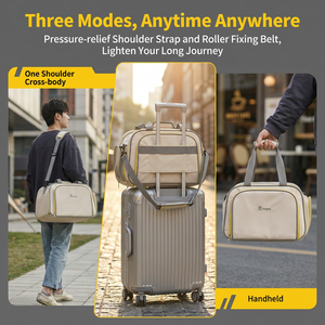 กระเป๋าแมวกระเป๋าเป้สะพายหลังแมวแบบพกพาผ้าอ็อกซ์ฟอร์ดเป็นมิตรกับสิ่งแวดล้อมกระเป๋าเป้สะพายหลังแมวตัวเล็กสุนัขขนาดเล็กความจุขนาดใหญ่ Crossbody ต่อต้านความเครียด - Product Image 4